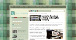Desktop Screenshot of flamelcollege.org